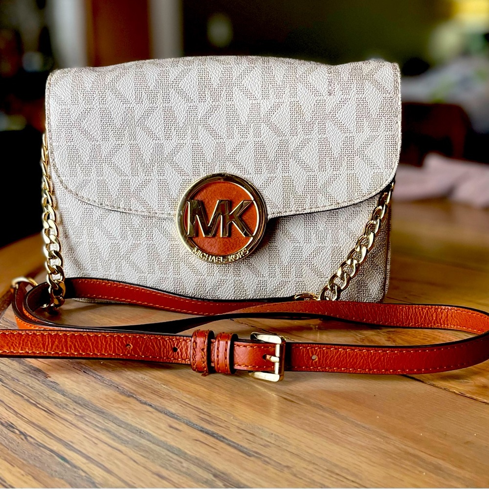 Michael Kors MK Monogram Fulton Crossbody